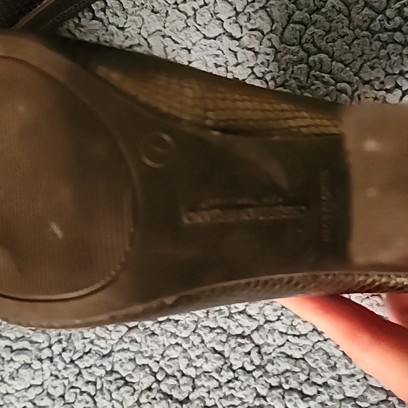 Christian Serrano for Payless black open toe mules size 7 - Picture 6 of 10